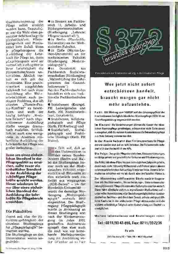 Vorschauseite 3: Die Lehrkraft für Krankenpflege - Früher defizitär ausgebildet, zukünftig akademisiert und perfekt? - 1. Teil