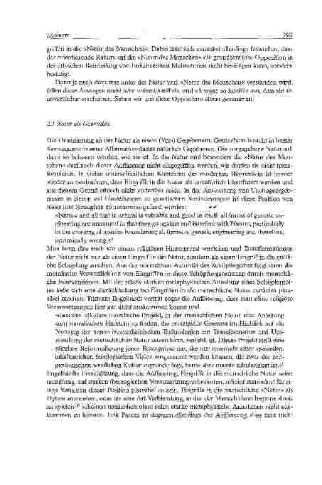 Vorschauseite 3: STICHWORT: Die Natur des Menschen: Geworden und gemacht. Anthropologisch-ethische Überlegungen zum Enhancement