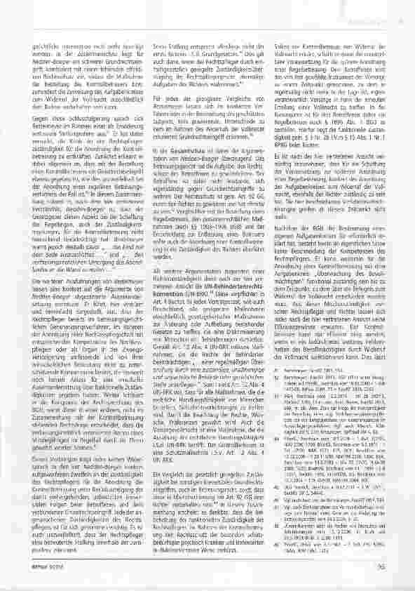 Vorschauseite 4: Die Kontrollbetreuung - Neue Herausforderungen und alte Probleme