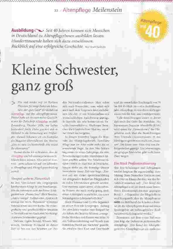 Vorschauseite 2: Kleine Schwester, ganz groß