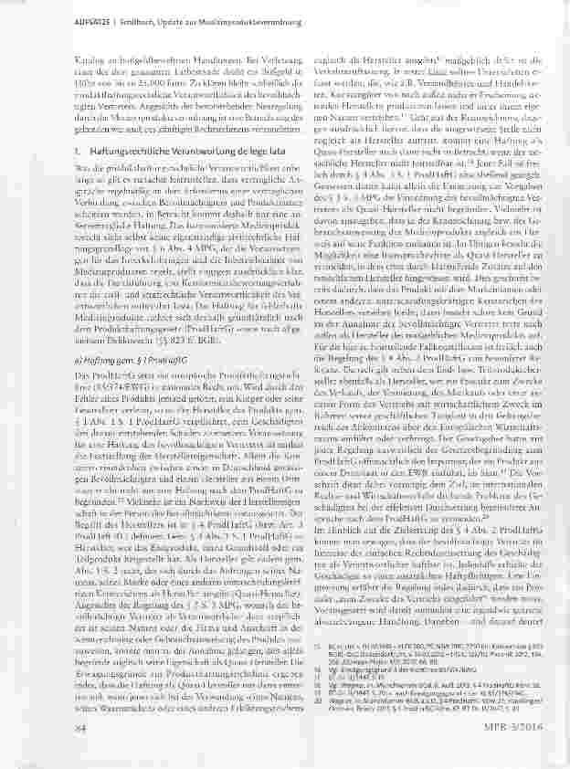 Vorschauseite 3: Update zur Medizinprodukteverordnung Einführung einer gesetzlichen Produkthaftung für den „bevollmächtigten Vertreter?
