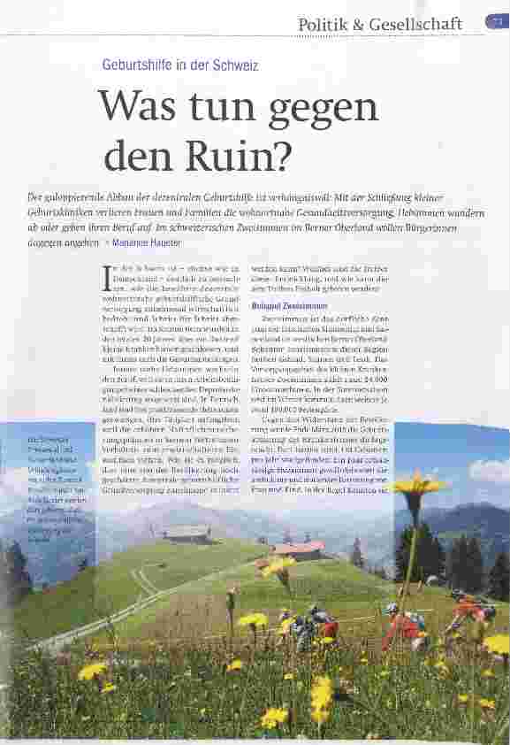Vorschauseite 1: Was tun gegen den Ruin?