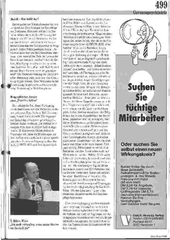 Vorschauseite 3: Tagungsbericht: Modellprojekte - Was kommt danach?