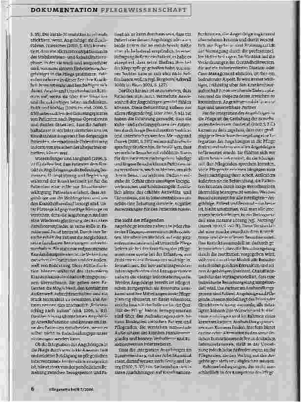 Vorschauseite 5: Angehörige in der Intensivpflege -Möglichkeiten und Grenzen der Integration von familiären Netzwerken in den Pflegeprozess