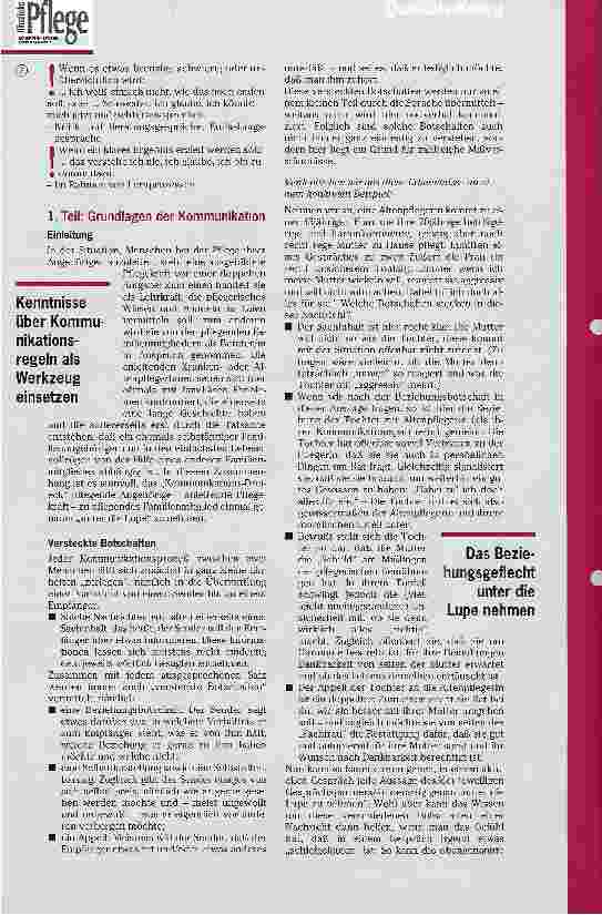 Vorschauseite 2: Anleitung und Beratung von Angehörigen