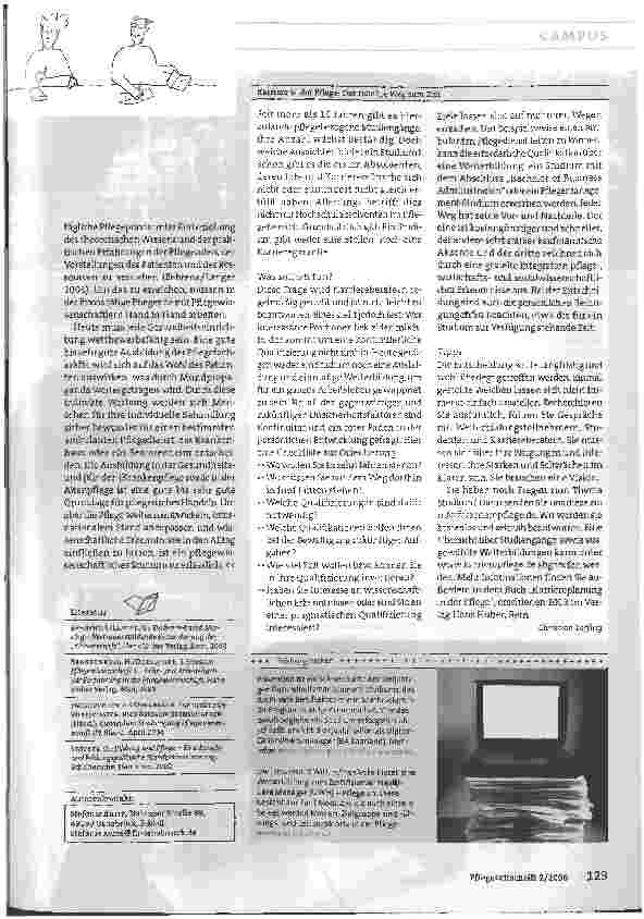 Vorschauseite 2: Du studierst Pflegewissenschaft - und dann? Auf die Zukunft vorbereitet sein