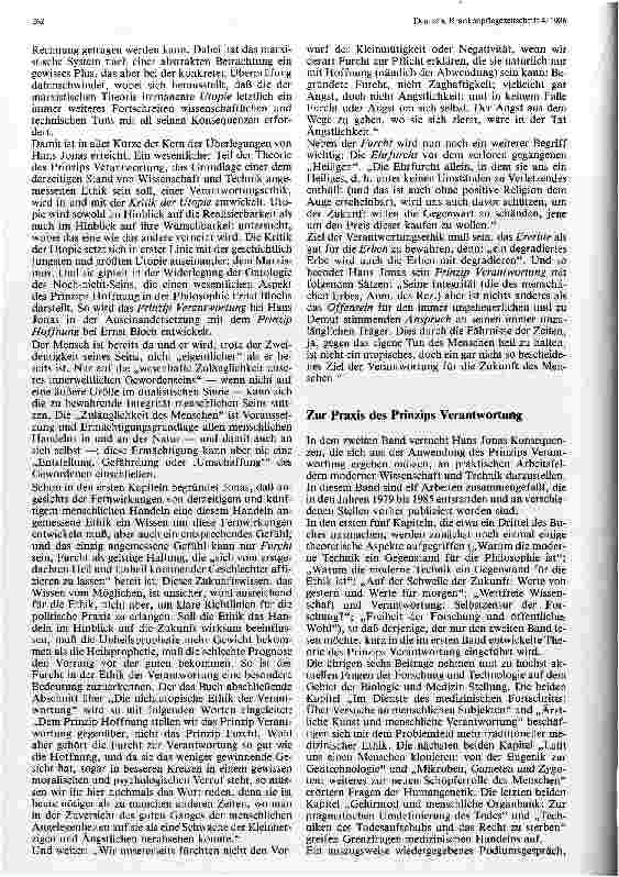 Vorschauseite 2: Technischer Fortschritt und Ethik - Buchbesprechnung