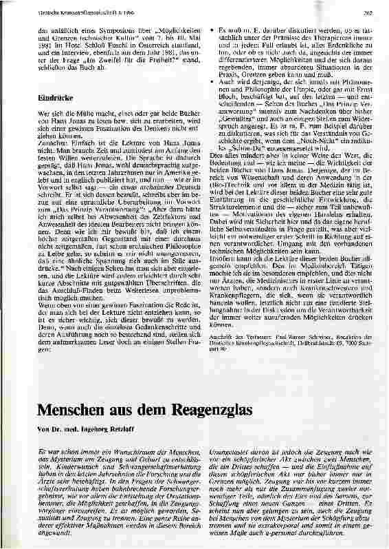 Vorschauseite 3: Technischer Fortschritt und Ethik - Buchbesprechnung