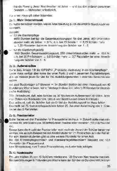 Vorschauseite 2: Auswirkungen des Krankenpflegegesetzes und der Ausbildungsund Prüfungsverordnung auf den Stellenplan des Krankenhauses