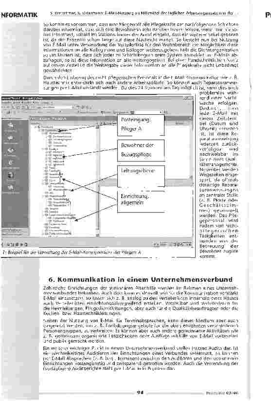 Vorschauseite 4: E-Mail-Nutzung als Hilfsmittel der täglichen Arbeitsorganisation in der stationären Altenhilfe