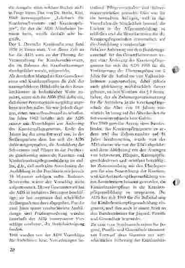 Vorschauseite 4: 25 Jahre Arbeitsgemeinschaft Deutscher Schwesternverbände ADS