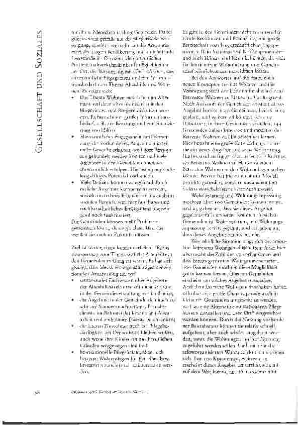 Vorschauseite 3: ALTENHILFE IM LÄNDLICHEN RAUM