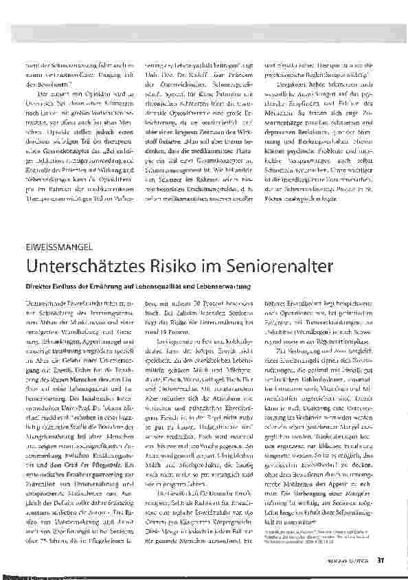 Vorschauseite 2: Schmerzmessung verbessert Therapie