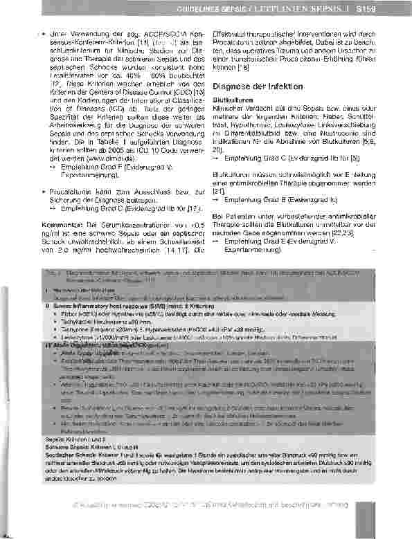 Vorschauseite 3: Diagnose und Therapie der Sepsis
