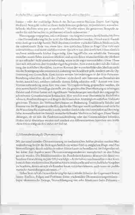 Vorschauseite 5: Ärztliches Ethos gegenwärtige Herausforderungen ärztlichen Handelns
