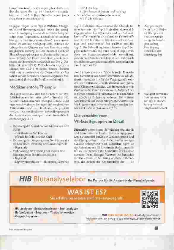 Vorschauseite 2: Antidiabetika Mögliche Wechselwirkungen mit Kräutern