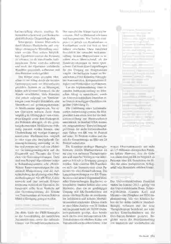Vorschauseite 4: Patient Blood Management Jeder Tropfen zählt