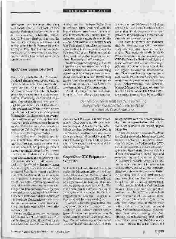 Vorschauseite 2: Beim Arzt gut aufgehoben
