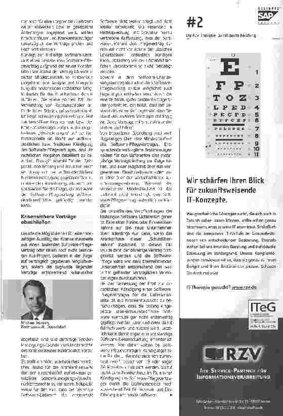 Vorschauseite 2: IT-Leistungen rechtssicher einkaufenPraxistipps füf verrtragliche Gestaltungen und Strategie bei der Beschaffung und Nutzung von Krankenhaus-Software