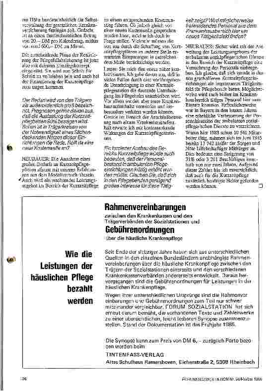 Vorschauseite 2: Kurzzeitpflege - Idee mit Zukunft