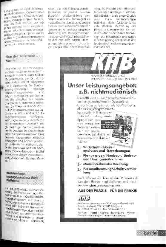 Vorschauseite 2: Die Pflege ist nicht die häubchentragende Verfügbarkeit