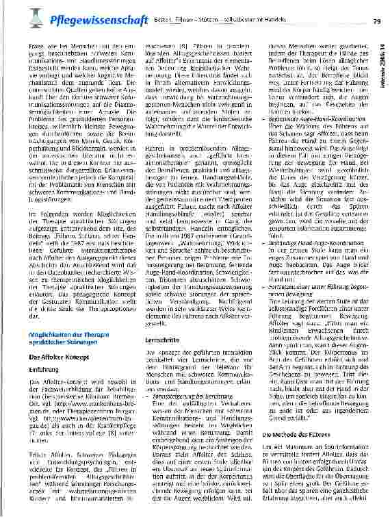 Vorschauseite 4: Führen - Stützen - selbstbestimmt Handeln