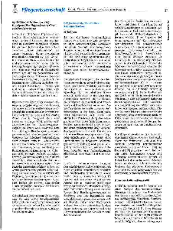 Vorschauseite 6: Führen - Stützen - selbstbestimmt Handeln