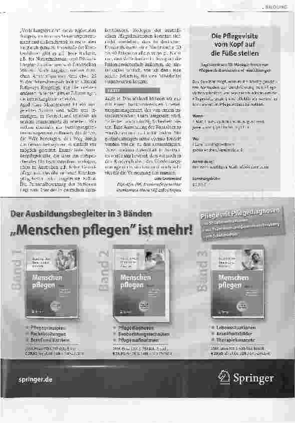 Vorschauseite 2: Pflege in Australien