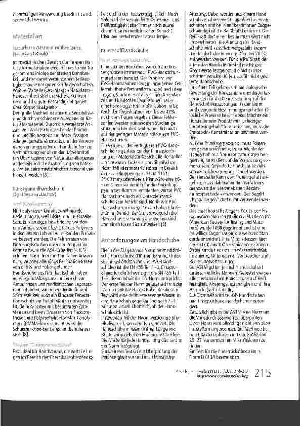 Vorschauseite 2: Medizinische Handschuhe