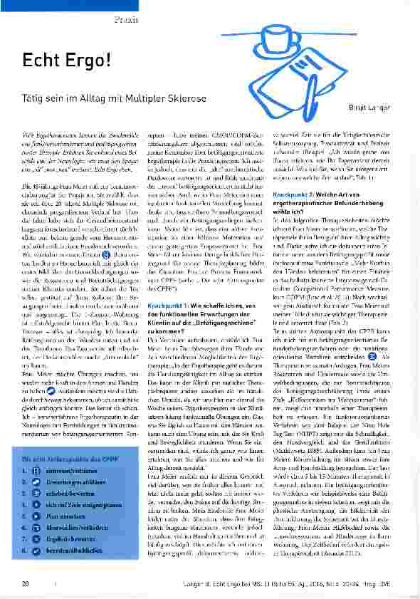 Vorschauseite 1: Echt Ergo!