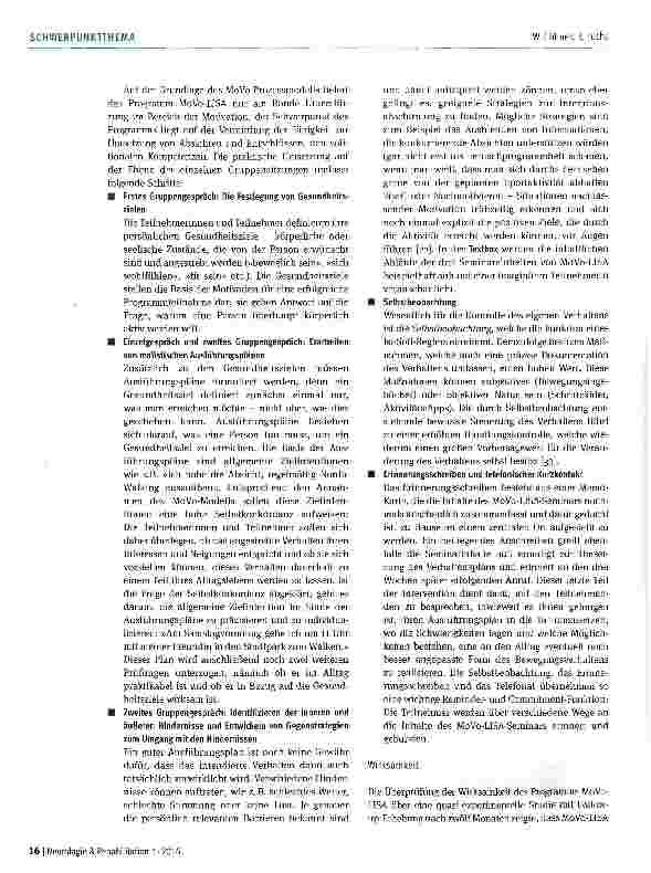 Vorschauseite 4: Erfahrungen mit dem MoVo-USA-Konzept
