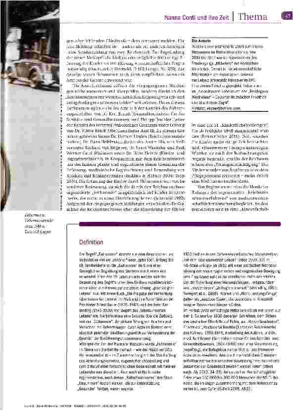 Vorschauseite 2: Kinder-Euthanasie