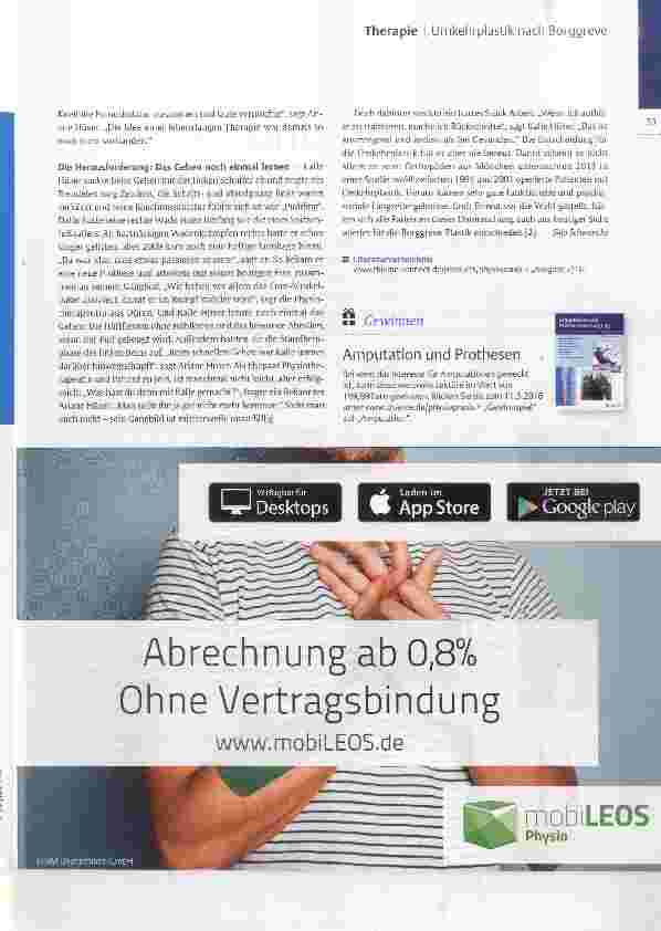 Vorschauseite 4: Mein Fuß, das neue Knie