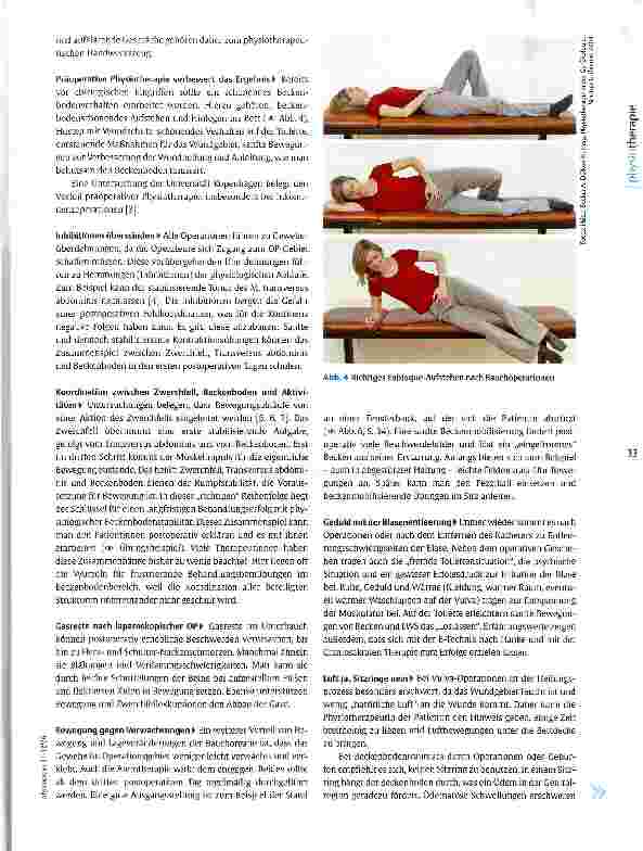 Vorschauseite 4: Mehr als BeckenbodentrainingPhysiotherapie in der operativen Gynäkologie