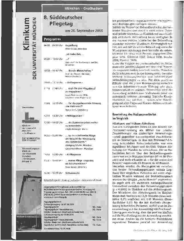 Vorschauseite 3: Prontosan®-Lösung oder Standard-Behandlung?