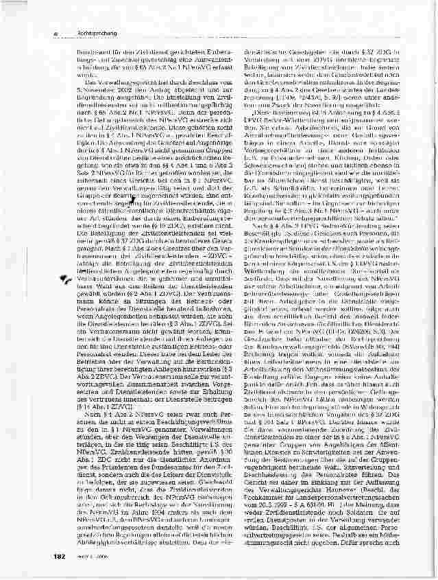 Vorschauseite 2: Mitbestimmung bei der Einstellung von Zivildienstleistenden
