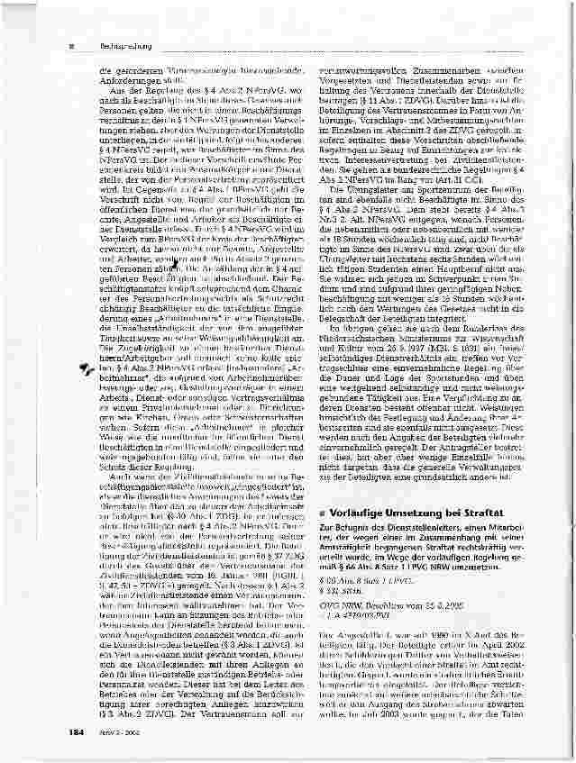Vorschauseite 4: Mitbestimmung bei der Einstellung von Zivildienstleistenden