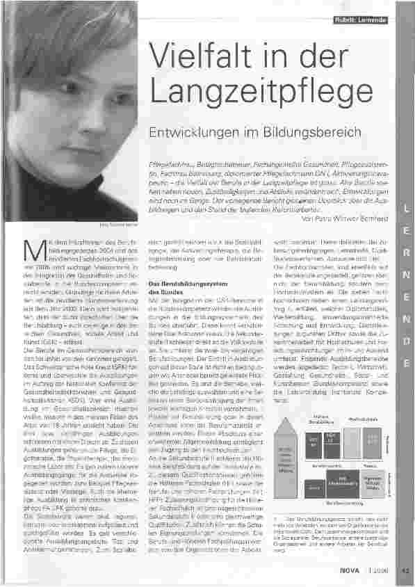 Vorschauseite 1: Vielfalt in der Langzeitpflege