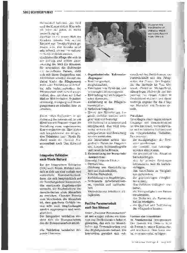 Vorschauseite 3: Pflege DemenzkrankerKommunikation - der Schlüssel zum Menschen mit Demenz