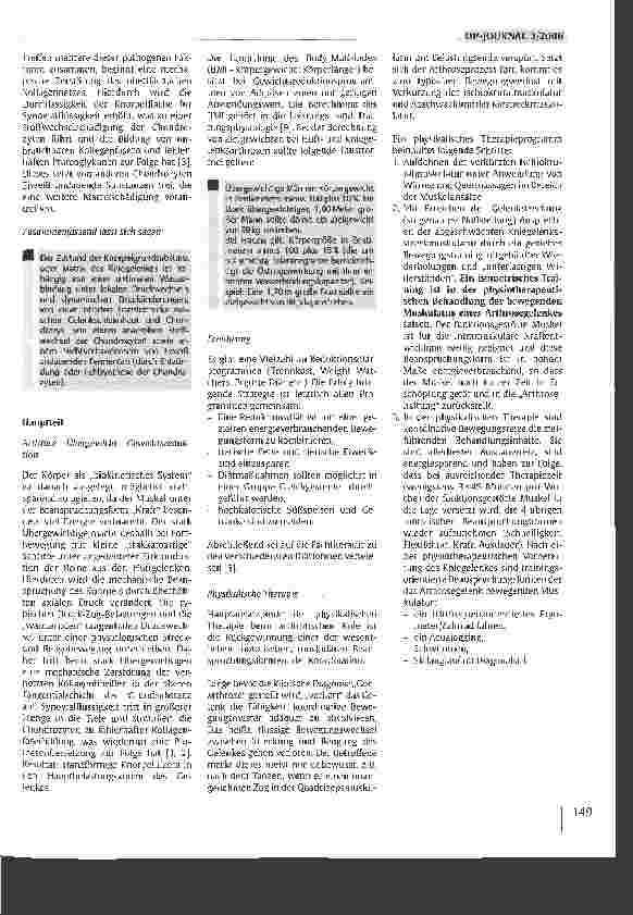 Vorschauseite 2: Konservative Behandlung und physikalische Therapie des arthrotischen Knies