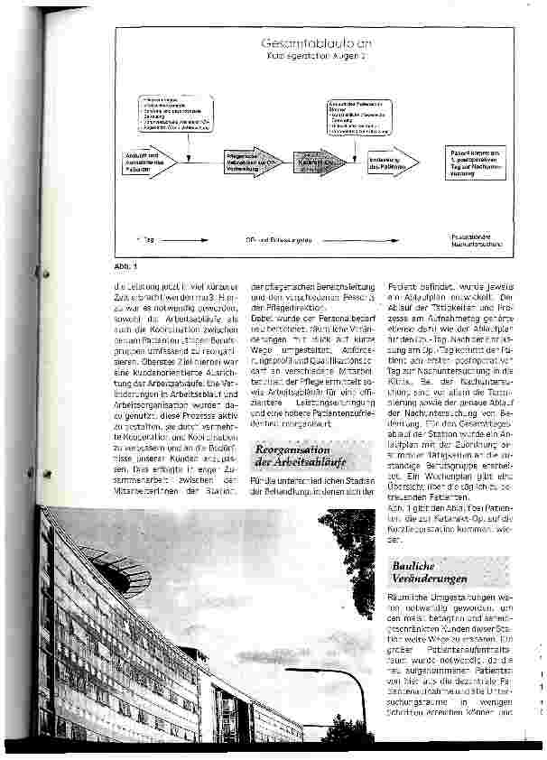 Vorschauseite 3: Erfolgreiche Reorganisation in der Augenklinik - Abläufe kundenorientiert verändert