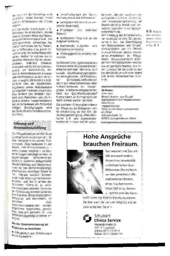 Vorschauseite 4: Erfolgreiche Reorganisation in der Augenklinik - Abläufe kundenorientiert verändert