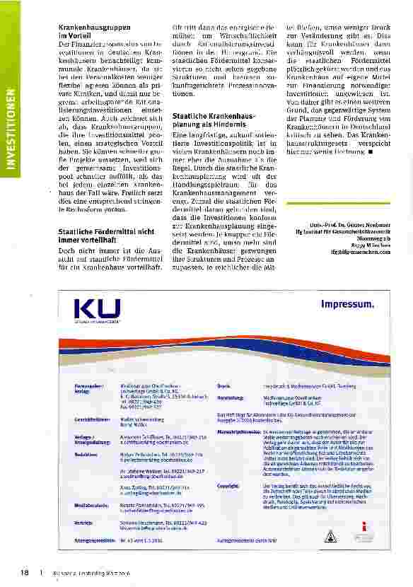 Vorschauseite 3: Der Schlüssel für Wirtschaft-lichkeit und Zukunftsfähigkeit