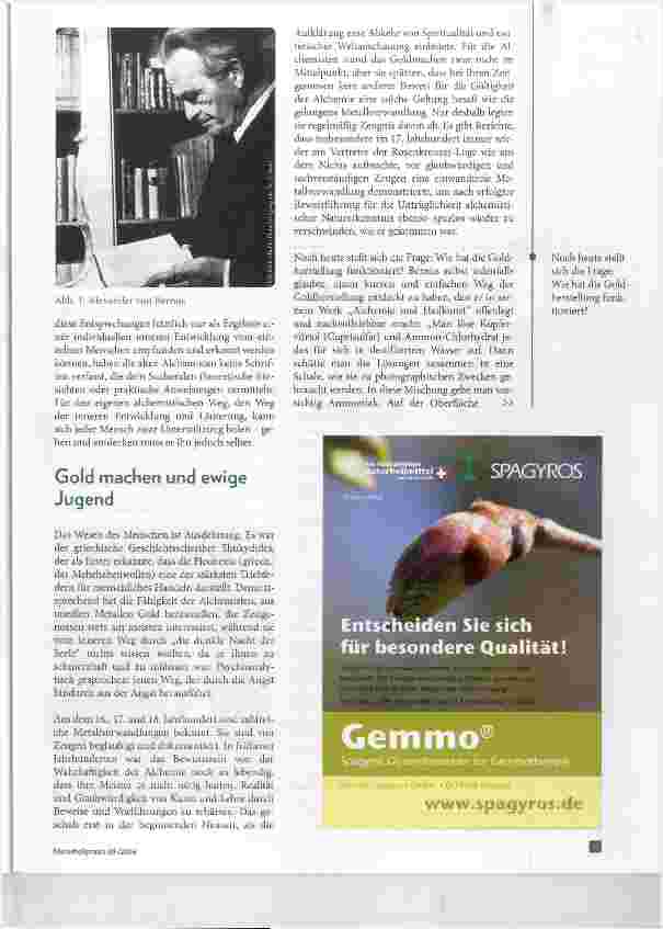 Vorschauseite 2: Die Spagyrik des Alexander von Bernus In der Tradition der paracelsischen Alchemie