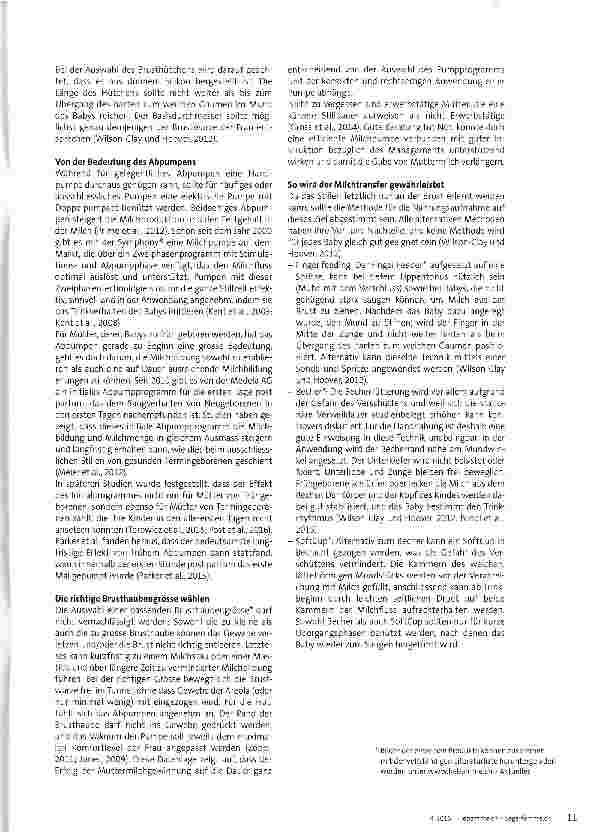 Vorschauseite 2: Stillprodukte fördern und unterstützen das Stillen