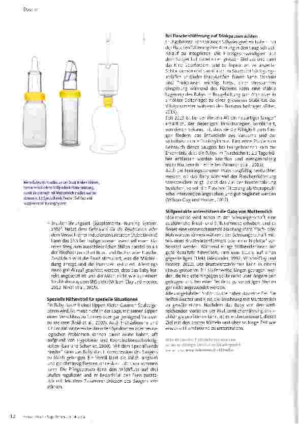 Vorschauseite 3: Stillprodukte fördern und unterstützen das Stillen