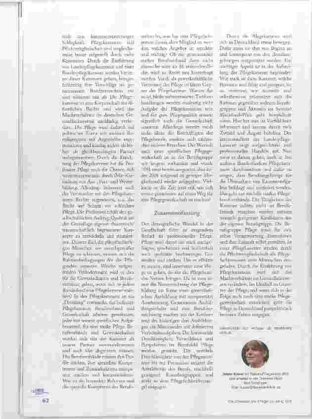 Vorschauseite 3: Pflege ohne Organisation? Eine Berufsgrupp ohne Macht im Gesundheitssystem!