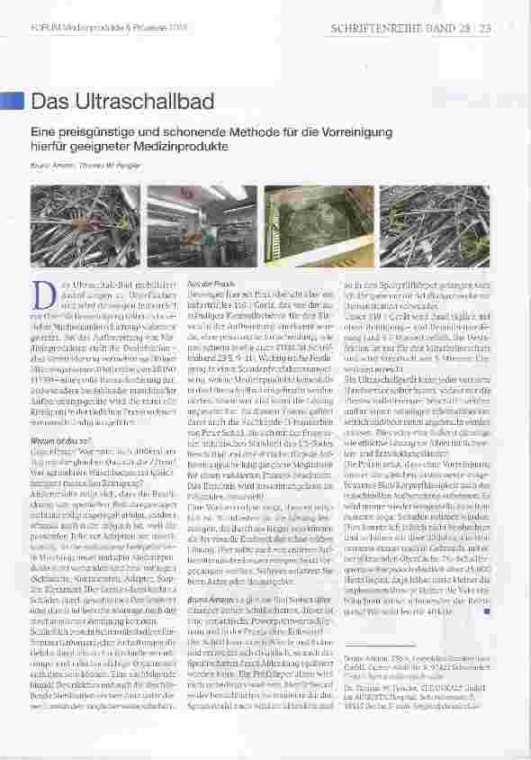 Vorschauseite 1: Das Ultraschallbad