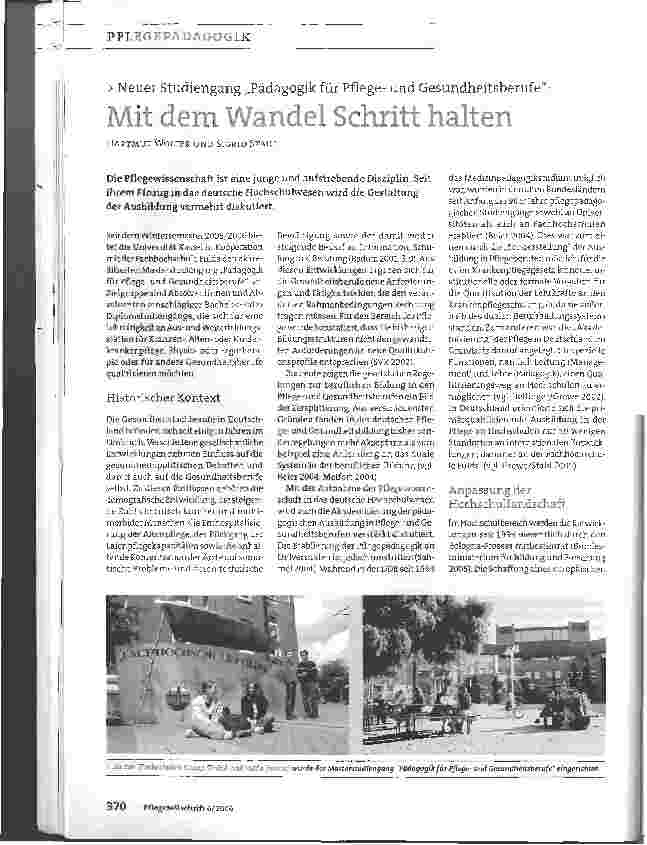 Vorschauseite 1: Mit dem Wandel Schritt halten