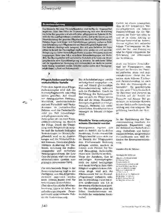Vorschauseite 4: Brauchen wir noch Normalpflege in Krankenhäusern?